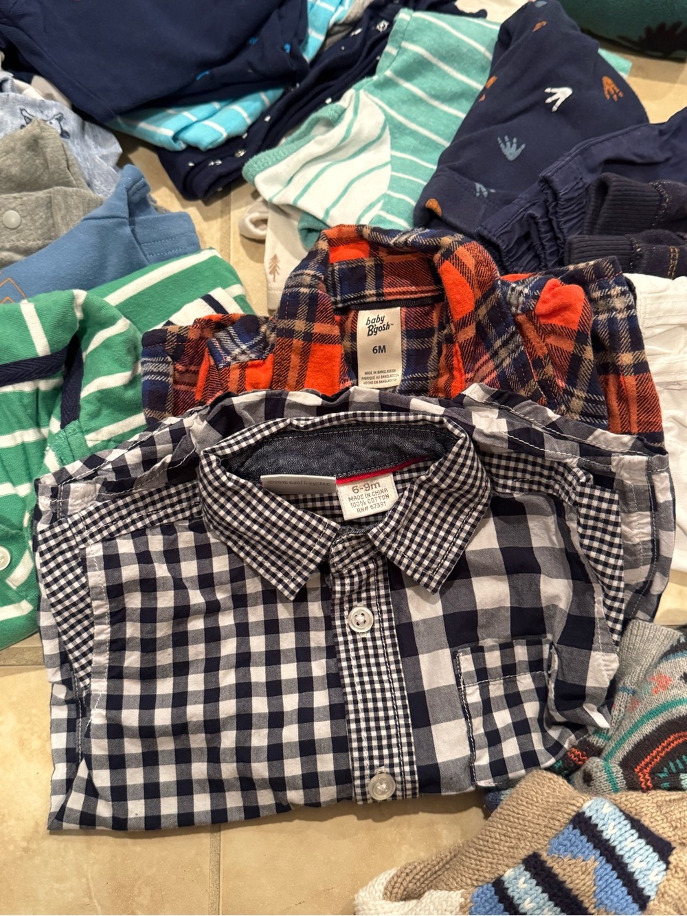 Baby Boy Clothing Lot 3-6-9 months 10lb of clothes